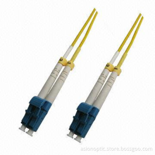 LC Fiber-optic Patch Cable, RoHS Directive-compliant